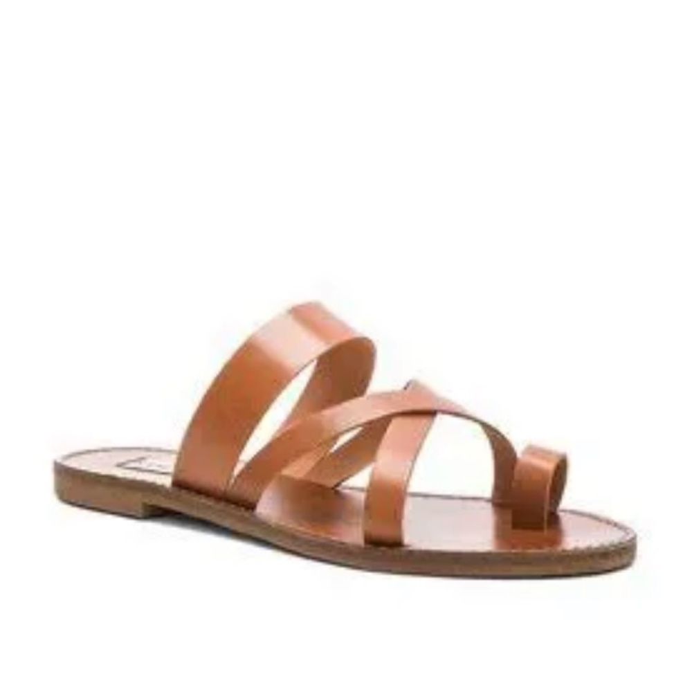 Steve Madden Ambler sandal brown cognac 7